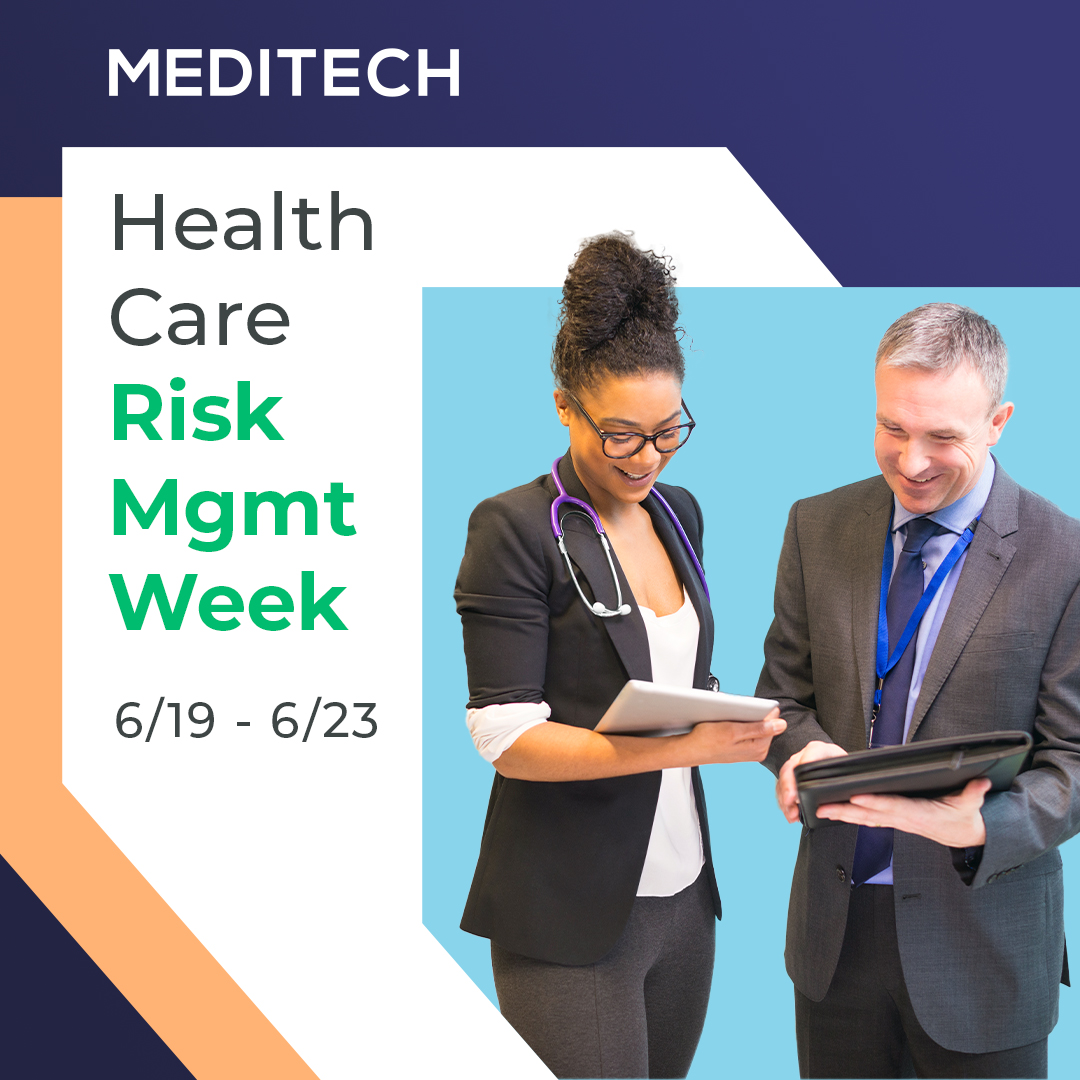 Health Care Risk Management Week 2023 social media event promo
